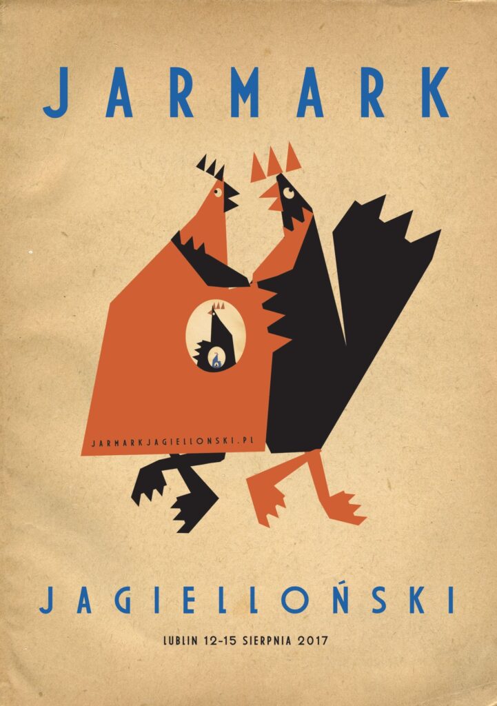Plakat reklamujący Jarmark Jagielloński 2017